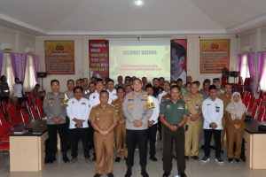 Rapat koordinasi lintas instansi operasi ketupat Krakatau 2024 polres tanggamus