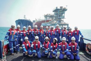 Kunjungi Terminal LNG FSRU Lampung, Asosiasi Industri Jadi Saksi Penyaluran LNG