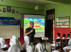 Pgn Berikan bantuan kepada siswa SD negeri 1 Pelita Bandar Lampung dalam program CSR berupa fasilitas pendidikan serta edukasi energi keselamatan gas.
