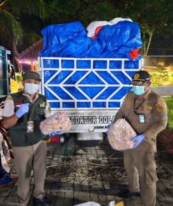 Balai Karantina Lampung Menggagalkan Penyelundupan 10,8 ton Ceker Ayam Tanpa Dokumen